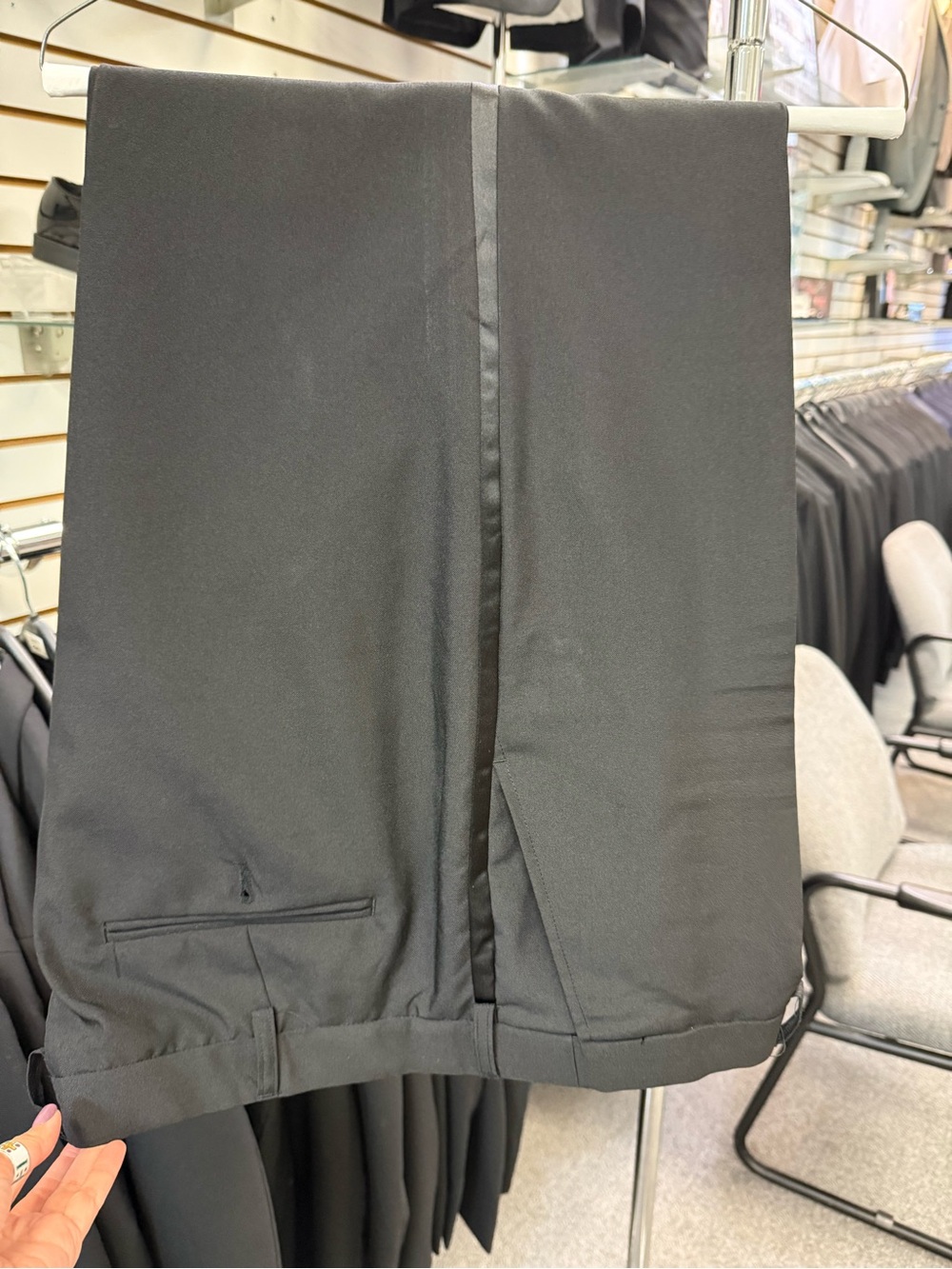 Comfort waist Poly Tuxedo Pants